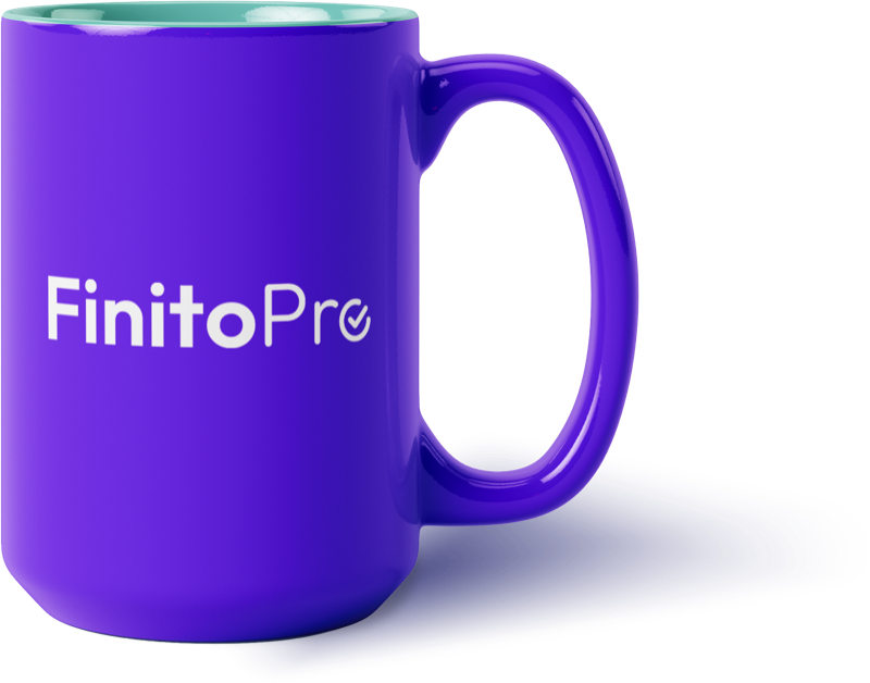 FinitoPro promotional mug